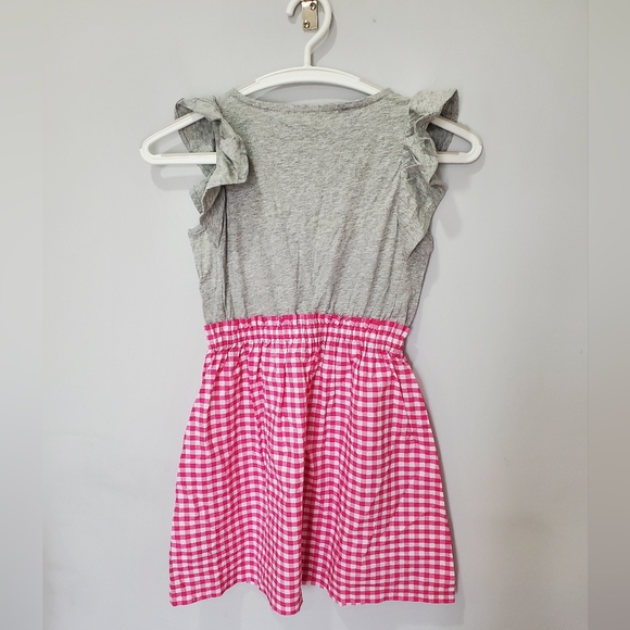CREWCUTS Pink Gingham Girl's Dress Size 7 NWT - Picture 3 of 11